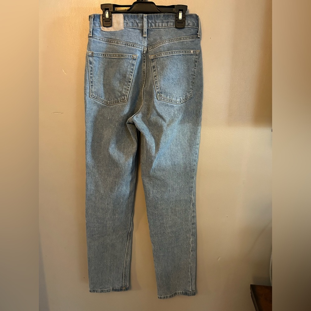 Everlane Jeans - The Original Cheeky Jean” Medium Blue Organic Cotton - Picture 4 of 10